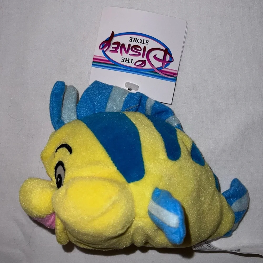 Disney Store Flounder NWT The Little Mermaid Mini - Picture 3 of 5